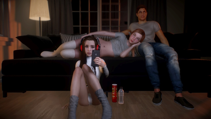 Movie Night - 3D Adult Games